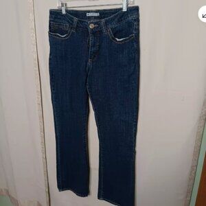 Lee Slender Secret sz 14‎ med Mid Rise Womens Jeans 5 pocket Design Boot Cut D23